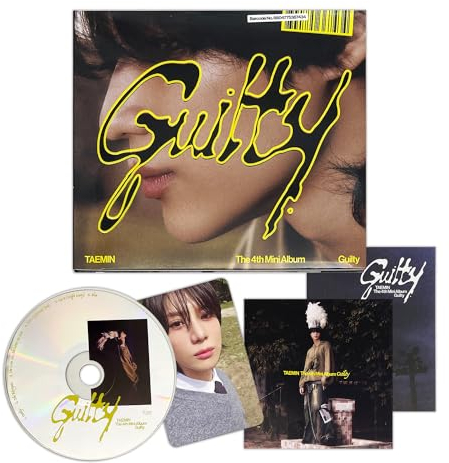 TAEMIN - 4th Mini Album [Guilty] (Digipack Ver.) Cover + Booklet + Photo Card + CD-R + Folded Poster + 2 Extra Photocards