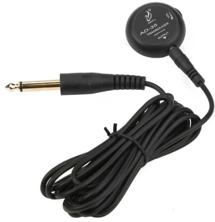 Odorkle Gitarren-Tonabnehmer, Mini-Piezo-Tonabnehmer, Akustikgitarren-Wandler für Akustikgitarre, Violine, Ukelele