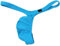 Faringoto String en filet pour homme, string micro string pour homme, slip de bikini à string, bleu, Medium
