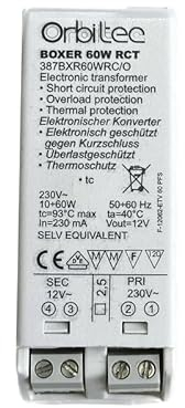 BOXER 60W RCT Elektronischer Transformator Trafo Driver Konverter SELV 12V 60W weiß