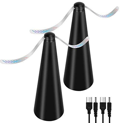 2PC Ventilador Repelente de Mosca, Trampa de Mosca portátil para Mesa, Mantiene Las Moscas Fuera de su Comida de sin Usar Productos Químicos, para Hogar, Jardín o Terraza