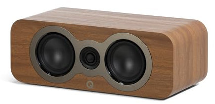 Q ACOUSTICS 3090c Center Speaker Claro Walnut- 2-Way Reflex Enclosure Type, 2 x 4 Mid/Bass Driver