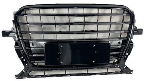 zjlgs Auto Front Stostange Kühlergrills für Audi Q5 SQ5 2013-2017, Auto Kühlergrill Stostange Grill Grille Ersatz Kühlergitter Kühlergrill Frontgrill,C