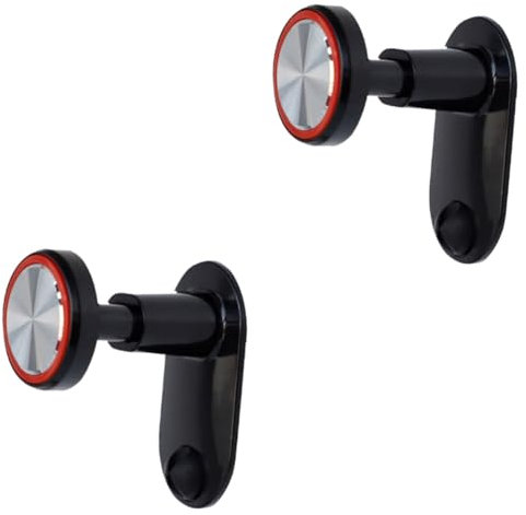 QUMIIRITY Desk Headset Hook 2 Pcs Headphone Stand Headset Stand Headset Desk Stand Wall Mounted Holder Cable Holder Earphone Stand Holder Universal Earphone Holder Earphone Rack Holder Black Plastic