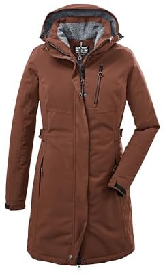 killtec Damen Funktionsparka/Parka mit abzippbarer Kapuze KOW 165 WMN PRK, cappucino, 38, 37726-000