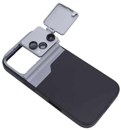 Phone Camera Lens 3 in 1 Aluminum TPU Optical Glass Macro Telephoto Fisheye Lens for 16 Pro Smartphone