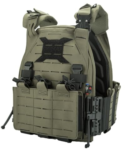 Mious Modular Lightweight Tactical Vest, U.T.A Universal Tactical Alliance Wildbee Lightweight Plate Carrier Adjustable Tactical Vest, Outdoor Multifunctional Tactical Equipment