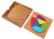 BESPORTBLE Wooden Tangram Blocks for Boys and Girls Year Old Boys Jigsaw Puzzle Genius Game Toy
