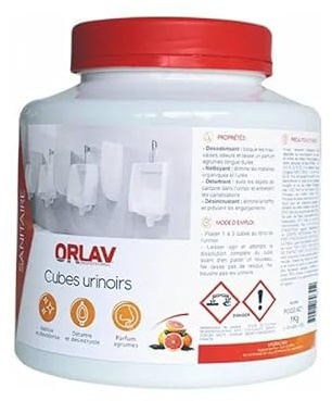 ORLAV - Pastilles urinoir - Parfum agrume