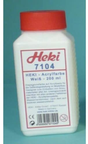 7104 Acrylfarben Schneeweiß 200 ml