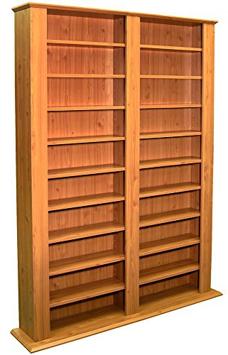WATSONS GENESIS - Multimedia 1060 CD / 420 DVD Blu-ray Storage Shelves - Pine