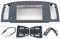 Custom Install Parts Doppel-DIN-Navigations-Radioblende, Armaturenbrett-Installationsset mit Standard-Kabelbaum und Antennenadapter, grau, kompatibel mit Jeep Grand Cherokee 2005–2007