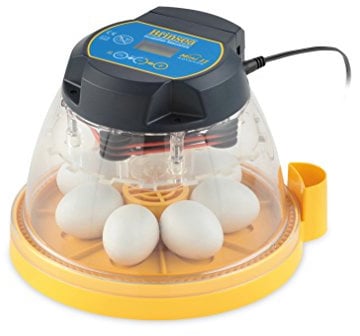 Brinsea Mini II Advance Egg Incubator with Automatic Egg Turning and Temperature Control for Hatching 7 Chicken, Duck, or Other Eggs, Ideal Incubator for Hobbyists, Teachers, and Learners