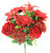 Admired By Nature Kunstblumen-Strauch, Pfingstrosen, Dahlie, Hortensie – RD
