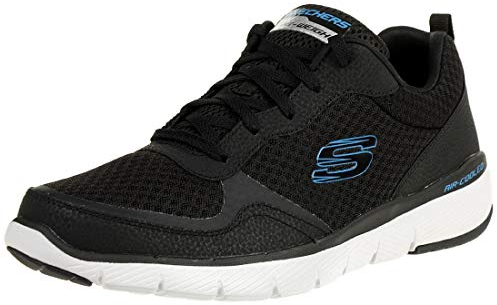 Skechers Flex Advantage 3.0, Zapatillas Hombre, Black, 43 EU