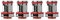 Uwell Crown 4 Dual SS904L Coils (0,4 Ohm), Edelstahl, Verdampferköpfe für e-Zigarette, 4 Stück