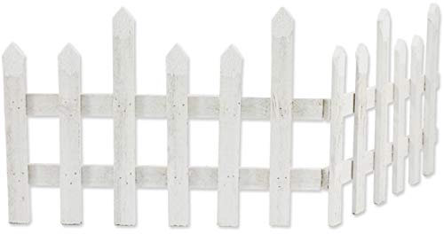 Staccionata decorativa in legno colore Bianco 9538