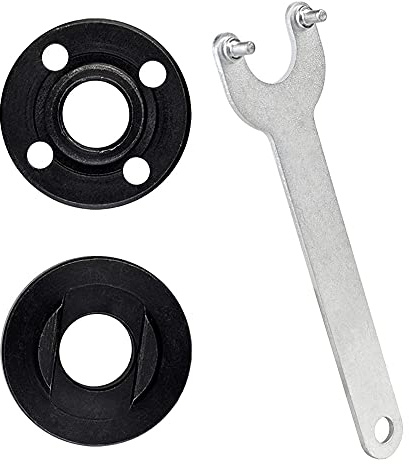 3 Piece Set Grinder Flange Angle Wrench Flange Spanner Metal Lock Nut Wrench Angle Grinder Accessories for Multiple Models of Angle Grinders