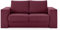 LOOKS by Wolfgang Joop Looks V-1 Designer Sofa mit Hockern, 2 Sitzer Couch, Funktionssofa, rot, Sitzbreite 140 cm