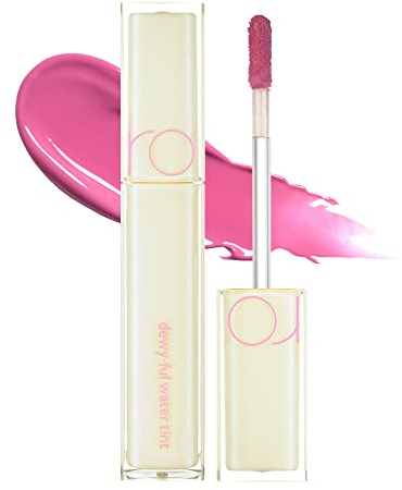 rom&nd Dewyful Water Tönung Lipgloss 11 Lilac Cream, langanhaltender, feuchtigkeitsspendender Lipgloss, natürliche MLBB-Farben, glänzendes und feuchtes Finish, dichtes Pigment