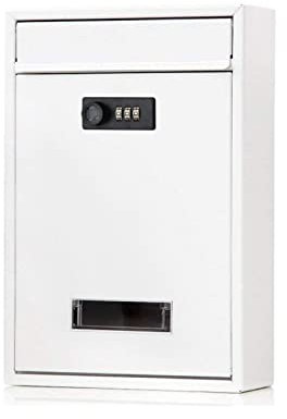 ARDEMA Briefumschläge Mailing Supplies Wall Mount Mailboxes Letterbox Posts Mail Drop Collection Boxes (Color : White)