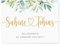 Willkommensschild Hochzeit Hochzeitsschild personalisierte Leinwand Herzlich Willkommen Schild Dekoration (40x60 cm | Ohne Staffelei)