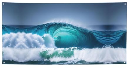 Ocean Wave Allzweck-Fahnen: Top-Choice-Event-Banner für lebendige Feiern