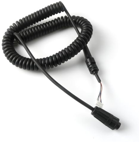 Fit Raymarine Ray215 VHF Radio Replacement Microphone Mic Cord Cable Coiled R49060