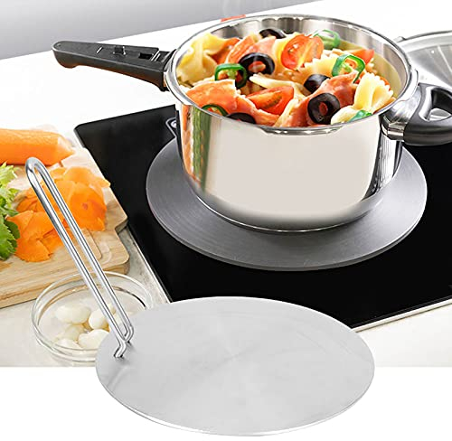 Adattatore per Induzione di Cottura con Diffusore di Calore a Piastra in Acciaio Inossidabile (20 cm)