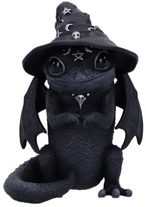 Nemesis Now Kult Cuties Entzückende okkulte Figuren, Bezaubernde böse Geistwesen, handbemalt, Kunstharz - Azascale, Eidechse