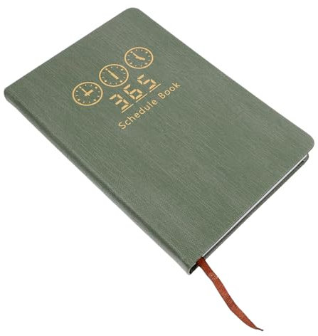 Operitacx Tagesplaner Planerbuch Terminplaner Monatsplaner Notizbuch Schreibheft Zeitplan Organizer Papier Büroeinrichtung Reisetagebuch