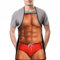 ZKGYUS Kochschürze Herren,Grillschürze für Männer,Grillschürze Lustig, Sexy Schürze, Küchenschürze, Kochen, Grillen, Bierfest Party Lustige, Geschenk