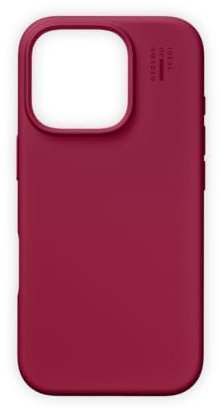 IDEAL OF SWEDEN Griffige Silikon-Handyhülle mit Einer glatten Haptik und leichtem Gefühl - Schützende stoßfeste Hülle in trendigen Farbdesigns, Kompatibel mit iPhone 16 Pro Max (Cranberry)