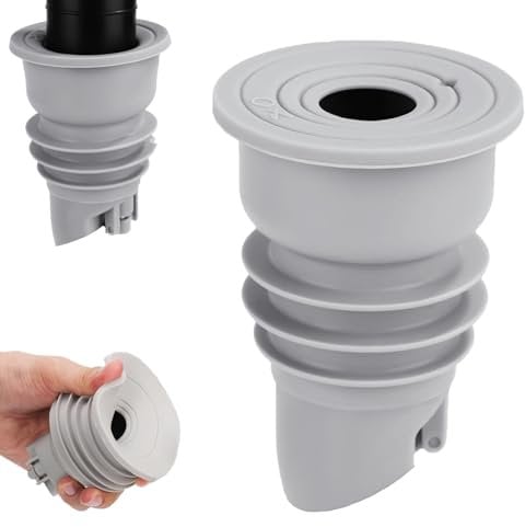 Washing Machine Waste Pipe Connector, Washing Machine Hose Connector, Silicone Washing Machine Drain Plug, Sewer Hose Seal Plug Deodorant for Bathroom, Washing Machine and Kitchen