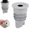 Washing Machine Waste Pipe Connector, Washing Machine Hose Connector, Silicone Washing Machine Drain Plug, Sewer Hose Seal Plug Deodorant for Bathroom, Washing Machine and Kitchen
