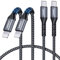 SUNGUY Cable USB C a Lightning [0,5M 2 Piezas] Cable de Datos Certificado MFi Cable de Carga USB C y Lightning para iPhone Cable Carga rápida para iPhone 14/13/12/11 Pro Max Mini/X/XS/SE