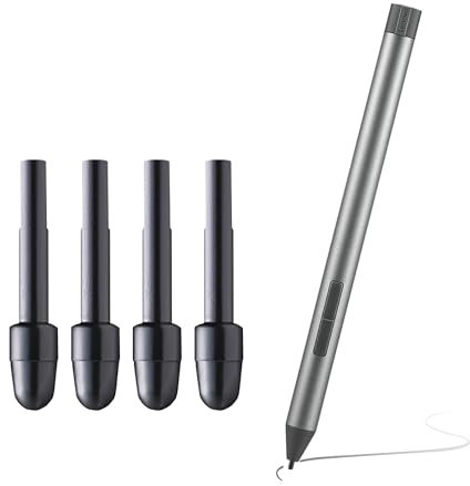 4 Stück Originale Ersatzspitzen für Lenovo Digital Pen 2/3, Stift Stylus Spitze Berühren Tips Nibs, Präzise Kontrolle, Bildschirmfreundlich, Schwarz