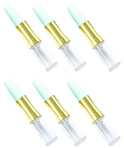 Lippenstift-Kugelschreiber, Lippenstift-Form, Schreibstift für Frauen und Mädchen, 0,5 mm Spitze, glatt zu schreiben, 6 Stück