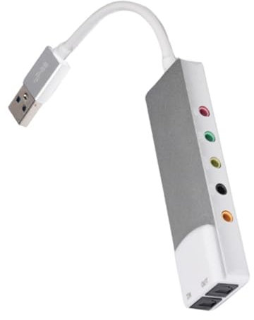 BIGULA USB External Sound Card With SPDIF Digital Sound For 5.1 &