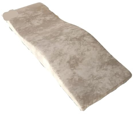 Ergonomische Gebogene Matratzenauflage Gebogene Schaumstoffmatratze mit Samtbezügen Salon Foam Topper Massagetisch