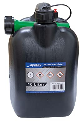 PETEX AUTONIK 126620 Kraftstoff-Kanister, Kunststoff, 10 L, schwarz