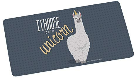 infinite by GEDA LABELS (INFKH) 12013 Lama I Choose blau Brotbrett, Frühstücksbrett, Mehrfarbig