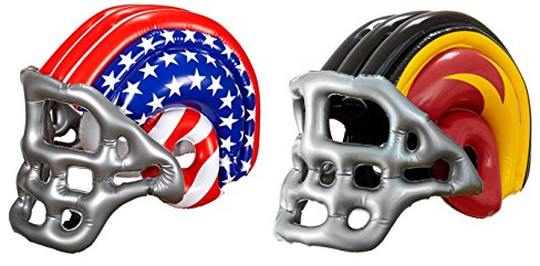 Football Footballhelm Rugby aus 2 Modellen wählbar Amerika oder schwarz/gelb/rot (Amerika)