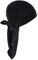 iSpchen Damen Herren Durag Piratenkappe Samt Long Tailed Turban Hut Chemo Cap Retro Kopftuch Unisex Stirnband Schwarz