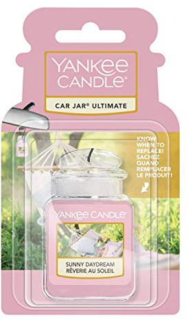 Yankee Candle Sunny Daydream Auto-Lufterfrischer, Kunststoff, Rosa, 1 Count (Pack of 1), 20