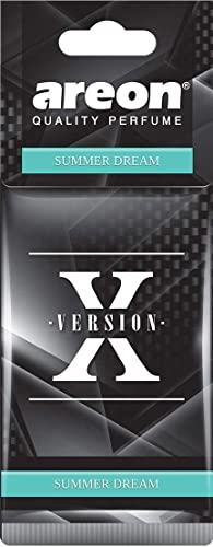 Autodufterfrischer AREON X Version Auto Duft Duftbaum Lufterfrischer (Pack x 3, X Version Sommertraum)