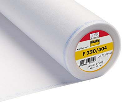 Vilene/Vlieseline Fusible Interlining - F220-3M - White