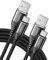 Siwket USB C Cable Type C Fast Charging Cable,[2-Pack 1M+2M] Braided USB C Fast Charger Cord 3A Data Sync for Samsung Galaxy S20/10/9,Note 9/8,LG G5,Sony Xperia,Moto G7,Switch,HTC.Macbook & More Black