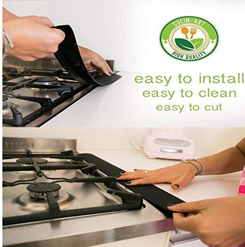 2Pcs Joint Silicone Gap Cover,Capot latéral en silicone,joints entre le dessus de la cuisinière,le four, la machine à laver,faciles à nettoyer