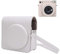 Bindpo Instant Camera Case, PU Leather Shoulder Camera Bag Detachable Type Camera Cover with Shoulder Strap,for Instax SQUARE SQ1(white)